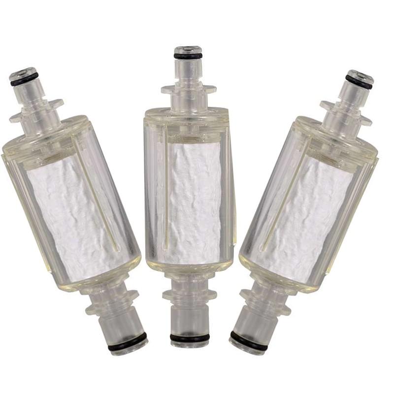 In-line filter pack of 3