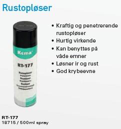 Rust solvent w / PTFE 500ml; aerosol can