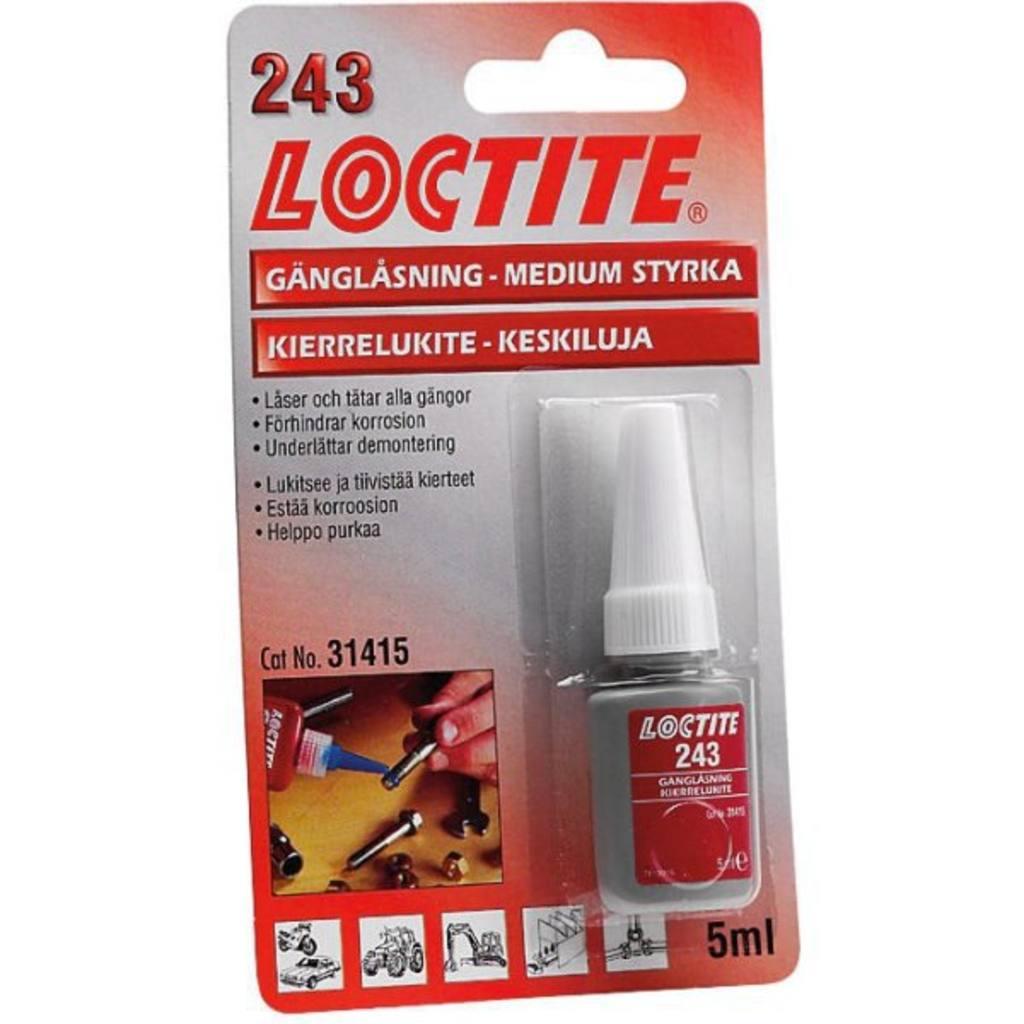 Screw lock Loctite 243 medium strength 5 ml