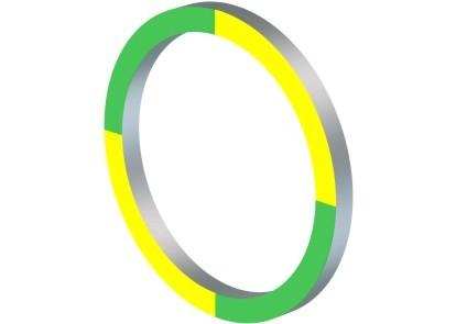 MC FR16 Colored ring Green, Yellow 1 pc(s)