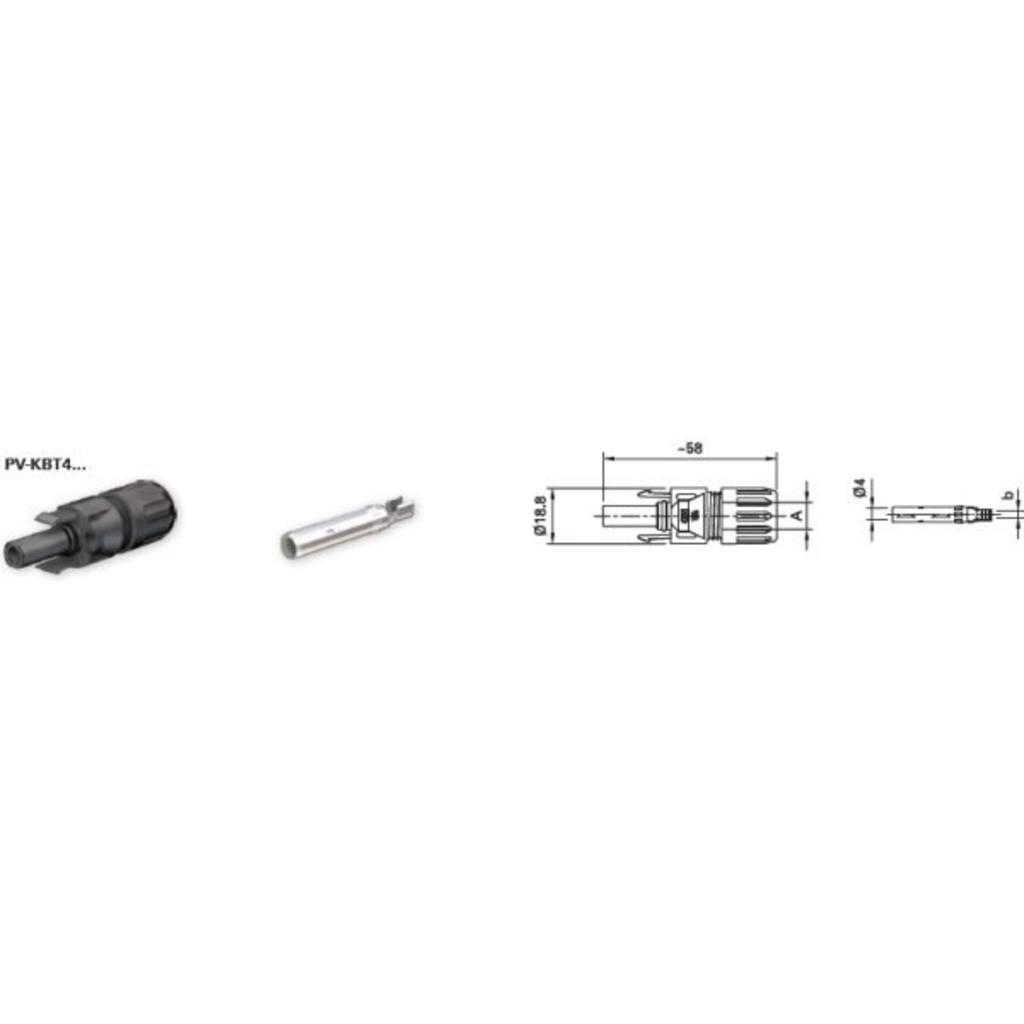 MC PV-KBT4/6II-UR electrical complete connector