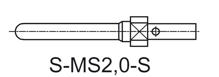 S-MS2,0-S 2 mm Plug