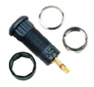 MC MLB2,0-L wire connector Solder Black, Gold