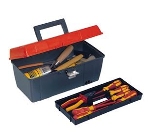 Plano 351 Tool box Metal, Plastic Grey, Red
