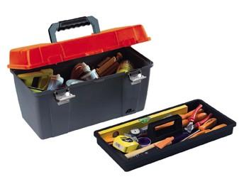 Plano 651 Tool box Metal, Polyethylene Grey, Red