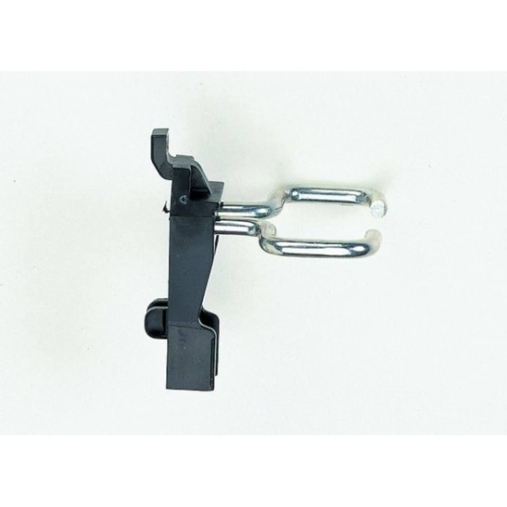 raaco CLIP 5 Black, Stainless steel Passive holder