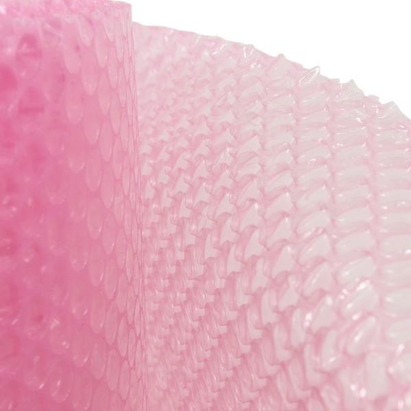 Bubble foil pink Antistatic 400mmx150mtr.