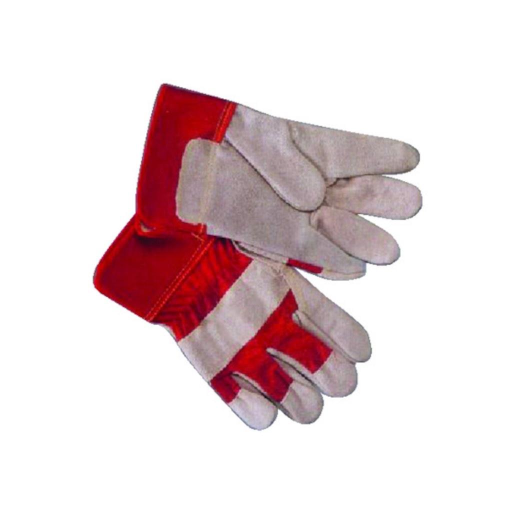 5-finger upper glove in cow leather, One-Size fits all
