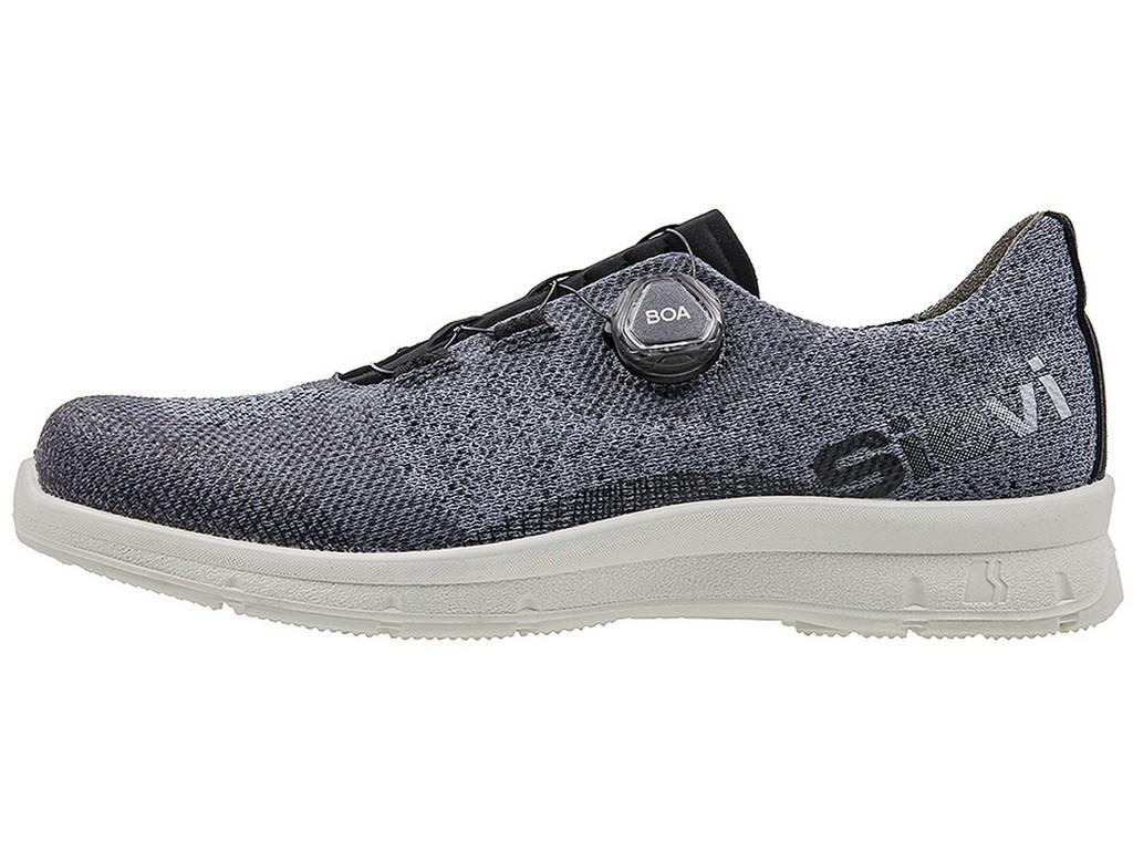 Lace-up shoes Sievi FLY Roller ESD blue; w / gray logo