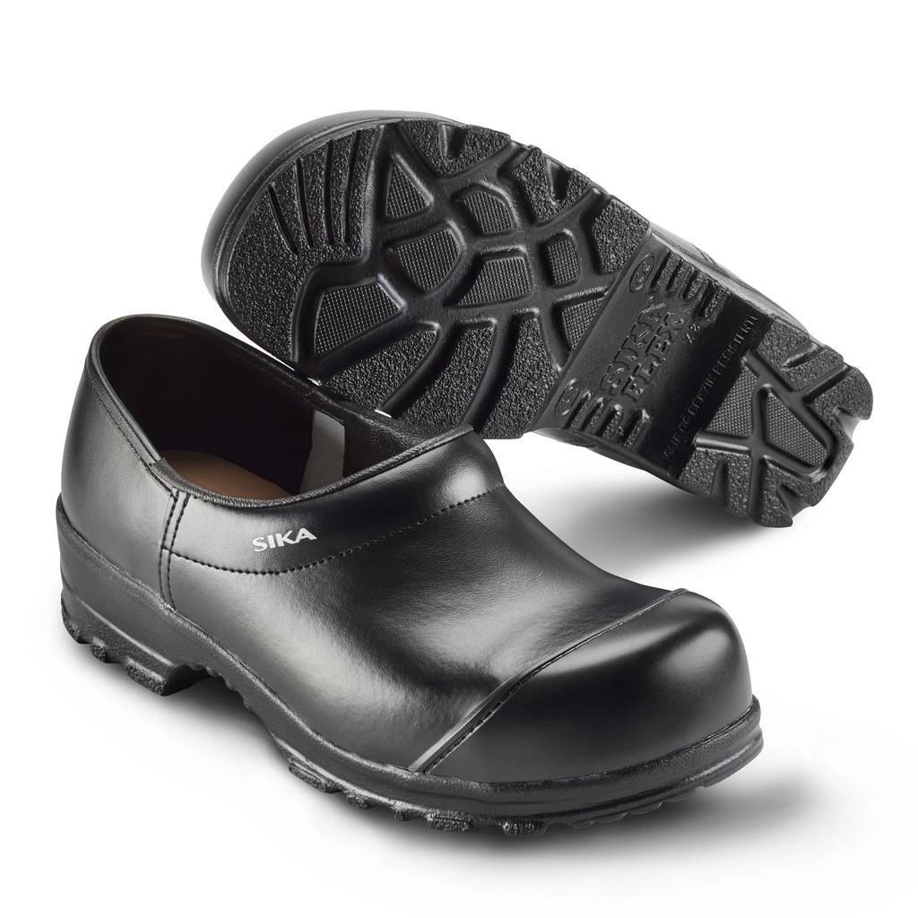 Clogs FLEX black S2 toe protection size 39; LSB system w / heel cap