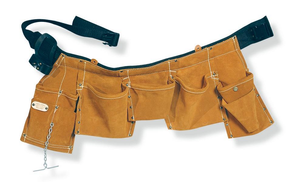 Tool belt brown suede one size