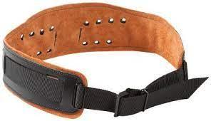 Ergonomic belt black leather Small; 83-87cm