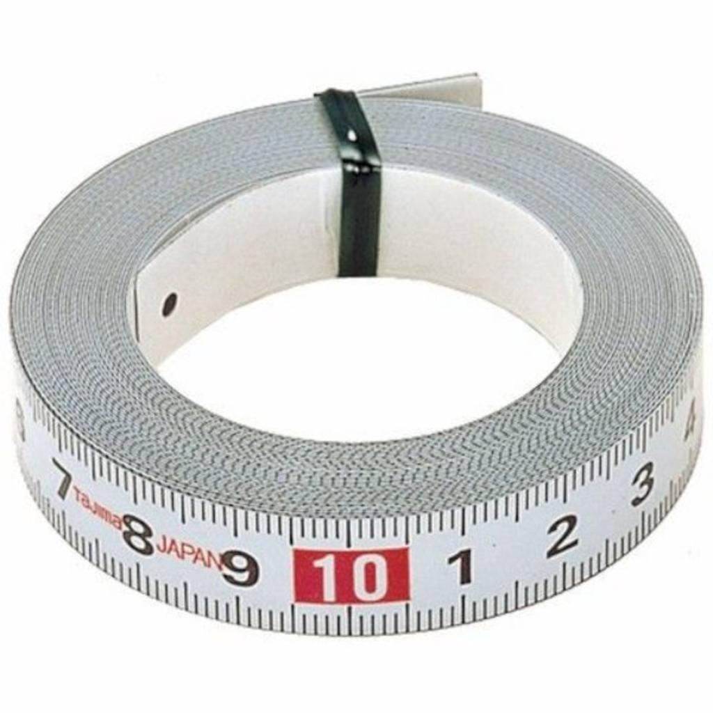 Measuring tape, self-adhesive 1 meter, 13mm