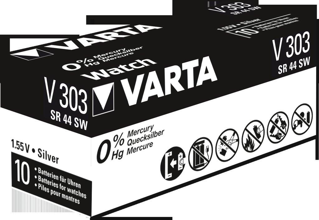 Varta V303 Single-use battery SR44 Silver-Oxide (S)