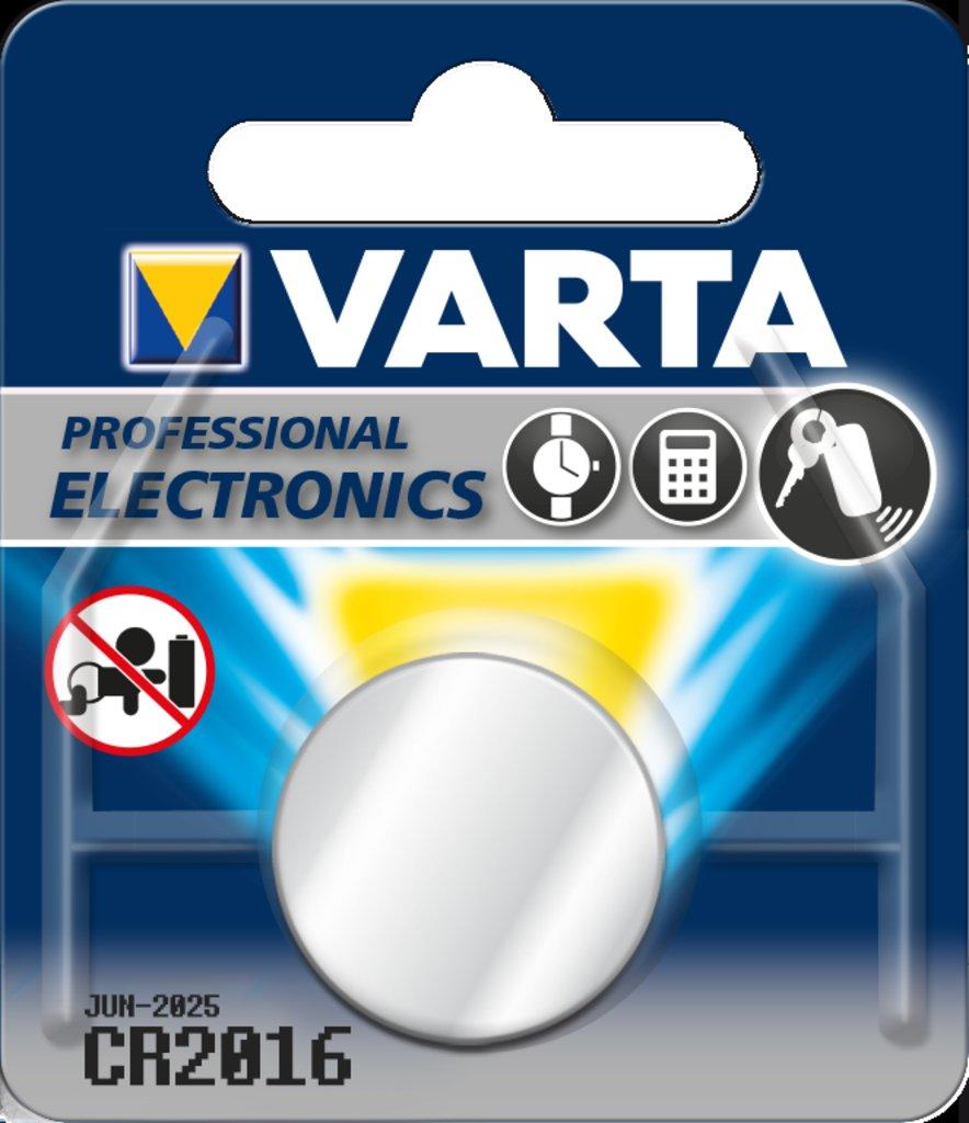 Varta Primary Lithium Button CR 2016 Single-use battery Nickel-Oxyhydroxide (NiOx)