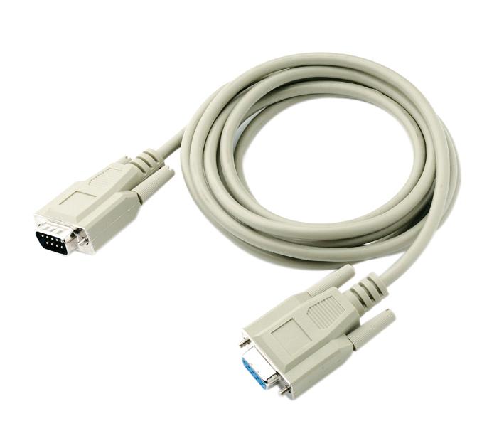 Interface cable RS 232, 2 m (78.74 in) for remote control or monitoring by PC (type 1:1) T005 87 359 09