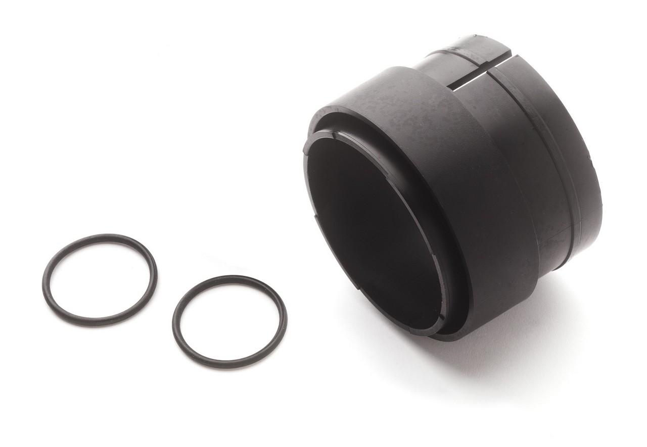 Hose adapter with Silicon Ring Ø 50 mm for Zero Smog 4V, Zero Smog 6V, Zero Smog EL, Zero Smog TL, WFE 2ES, WFE 2CS, WFE 2S, WFE 2S, MG or MP fume extraction units, for connection of Easy-Click 60 mm extraction hose.