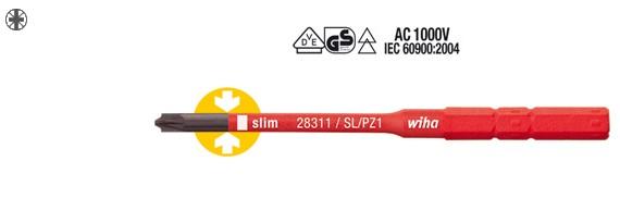 Wiha Bit slimBit electric PlusMinus/Pozidriv SL/PZ2 x 75 mm (34590)
