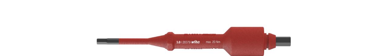 Wiha Replaceable blade electric Hexagon for torque screwdriver with cross handle electric 3.0 mm (38918)