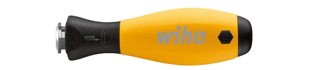 Wiha Screwdriver handle SoftFinish-telescopic ESD for replaceable blade from SYSTEM 6 6.0 mm (31496)