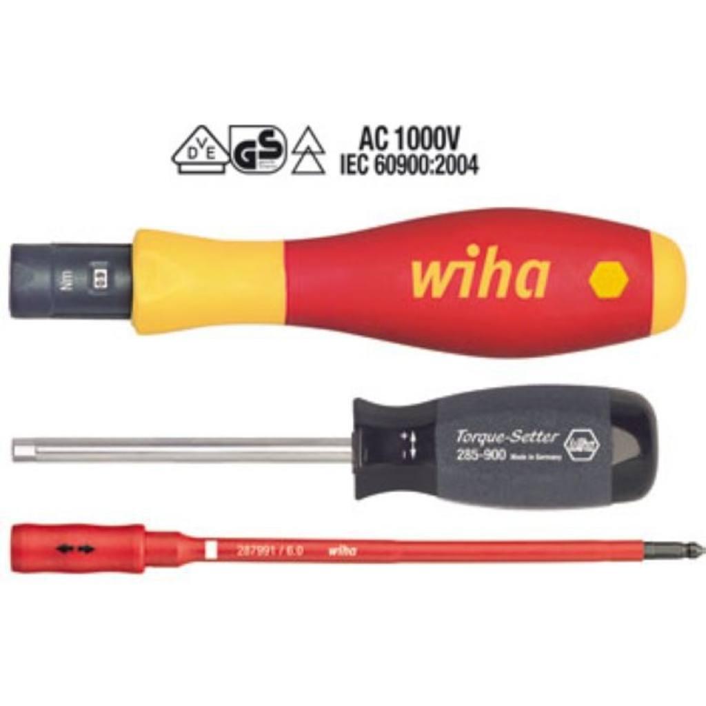 Wiha Torque screwdriver TorqueVario®-S electric Variable, adjustable torque limitation 0.8 - 5 (26626)