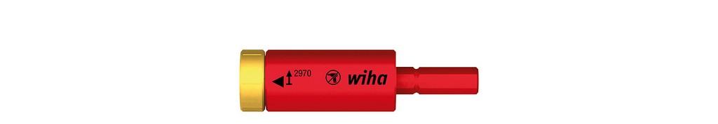 Wiha Torque adapter easyTorque electric for slimBits and slimVario® holder in blister pack 0.8 Nm (41341)