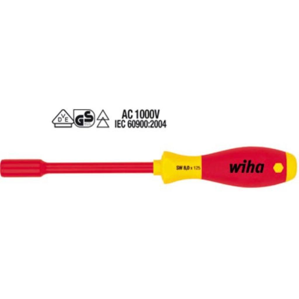 Wiha Screwdriver SoftFinish electric Hex socket wrench 7.0 mm x 125 mm (00858)