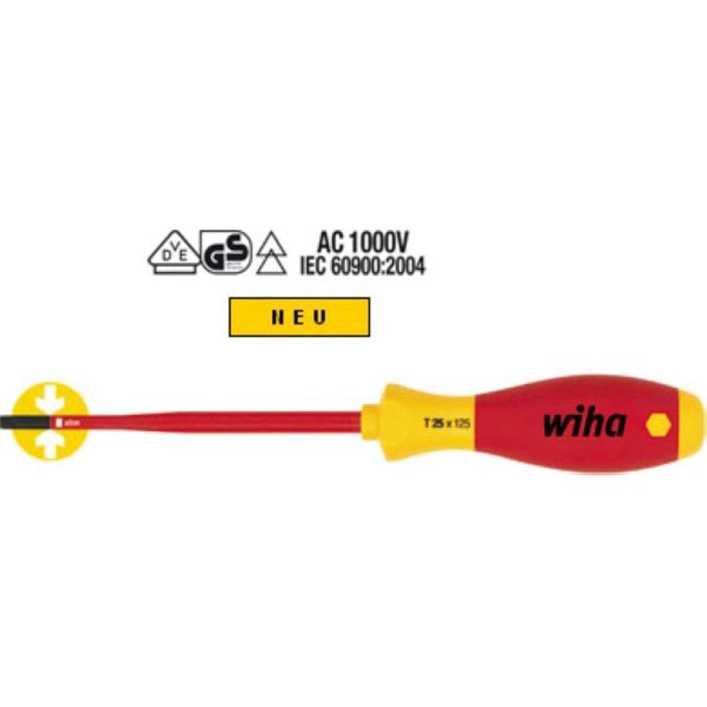 Wiha Screwdriver SoftFinish electric slimFix TORX® T15 x 100 mm (36537)