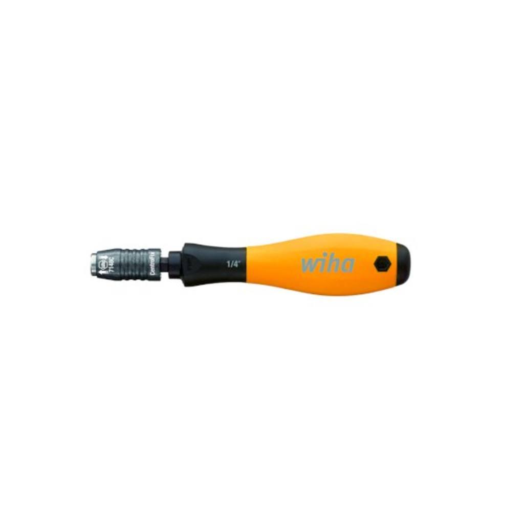 Wiha Screwdriver with bit holder SoftFinish ESD, can be locked mechanically 1/4 38 mm (32161)