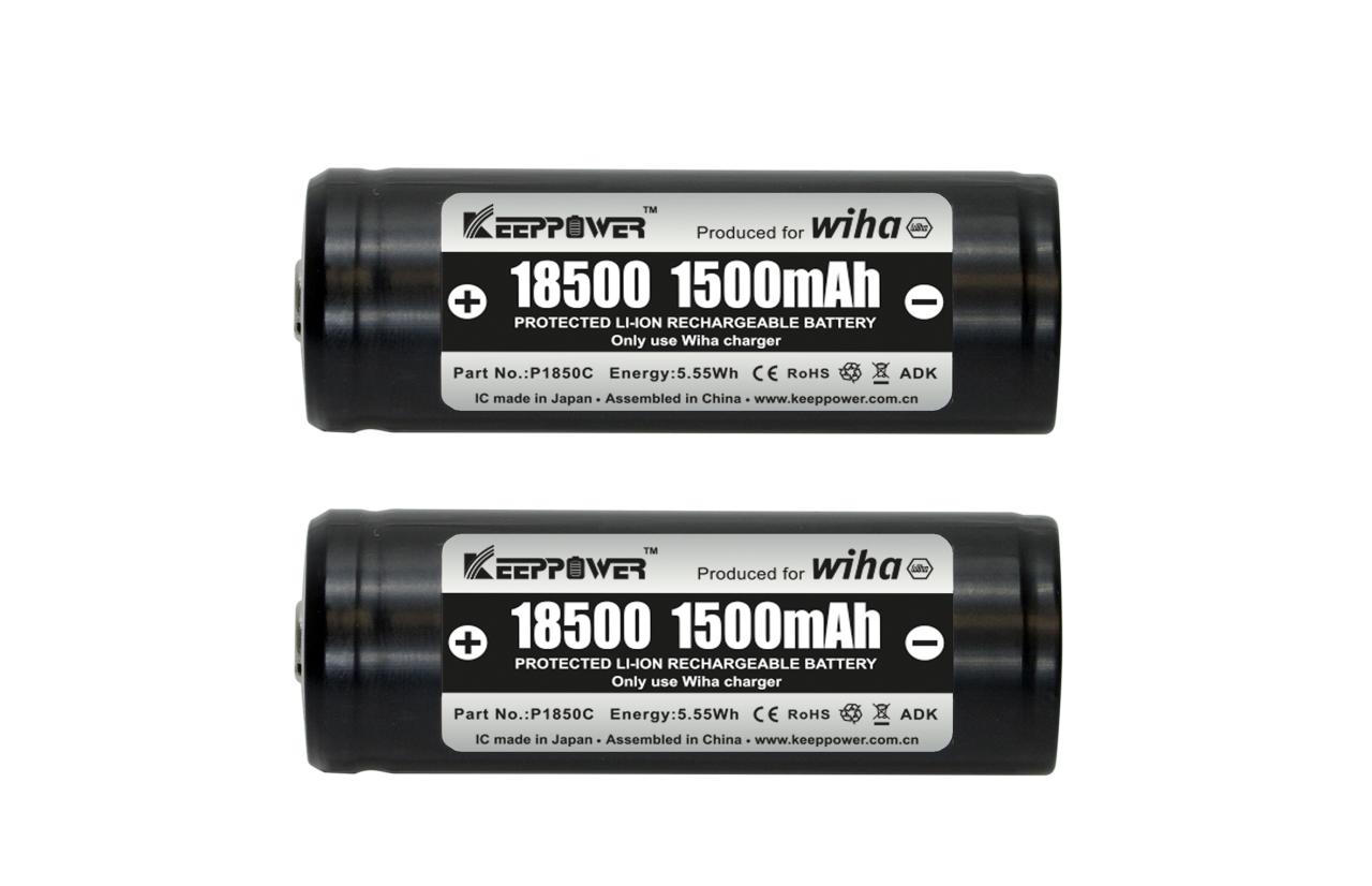 Wiha Reserve battery 18500 Li-Ion 2 pcs. in box (41914)