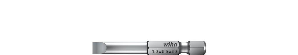 Wiha Bit Professional Straight slot 1/4 E6,3 6.5 mm (01798)